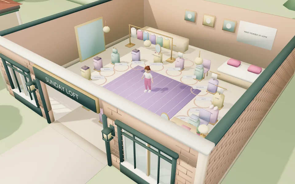 Sunday City Dressup gameplay